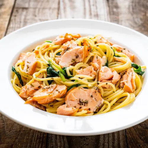 Pâtes au saumon