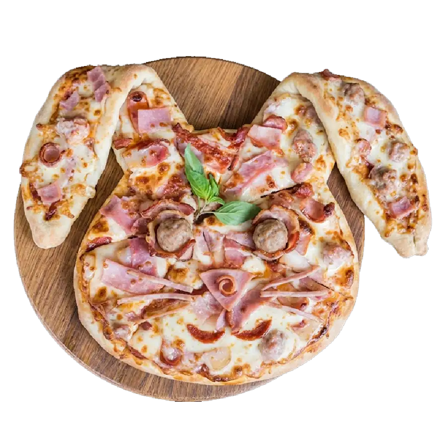 Pizza lapin cotto